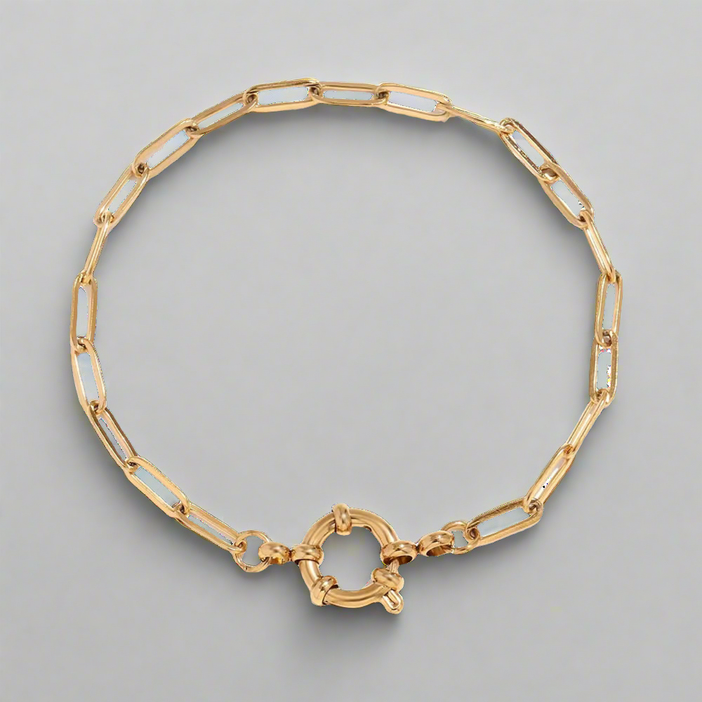 Golden Link Bracelet
